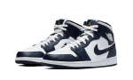 Air Jordan 1 Mid White Metallic Gold Obsidian - Image 2