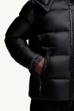 Jacket Moncler Couyere Hooded Short Down Black - Image 8