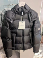 Jacket Moncler Couyere Hooded Short Down Black - Image 9